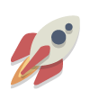 Rakete Öffnungsdienst hallstadt als Symbol für die schnelle Anfahrt